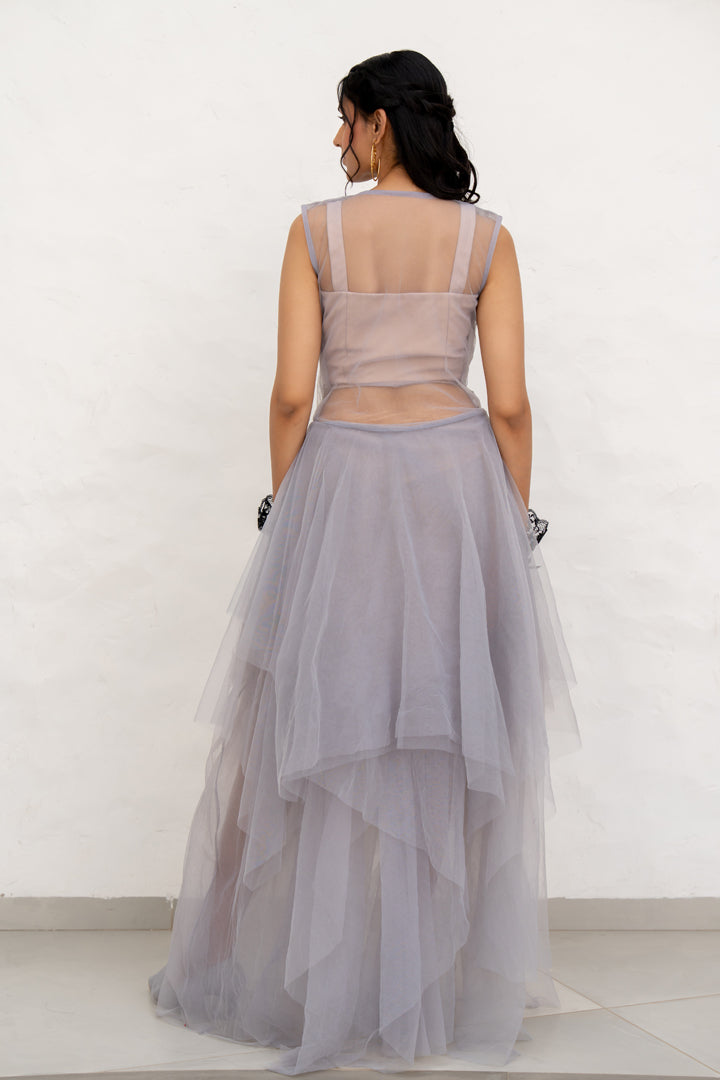 Daphne by Chambray & Co. with Artisanal Wear, Dresses, Eco Fashion, Handcrafted at Kamakhyaa for sustainable fashion