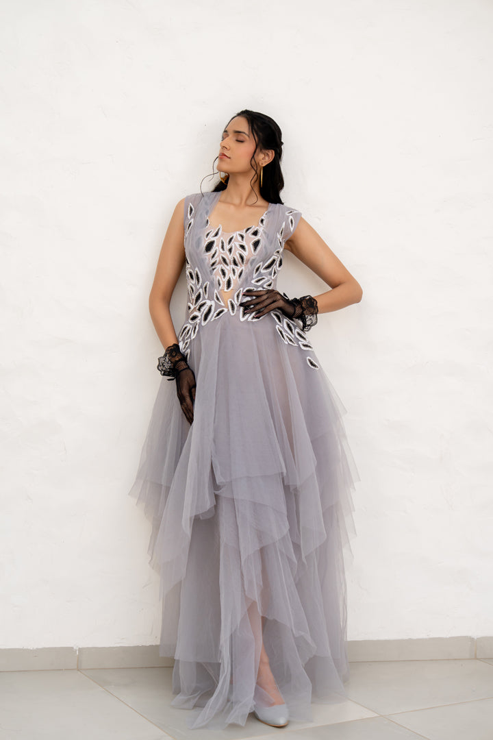 Daphne by Chambray & Co. with Artisanal Wear, Dresses, Eco Fashion, Handcrafted at Kamakhyaa for sustainable fashion