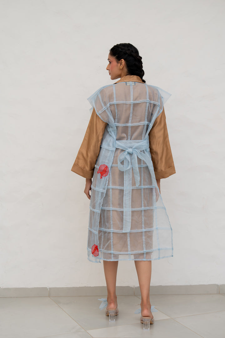 Selene by Chambray & Co. with Artisanal Wear, Dresses, Eco Fashion, Handcrafted at Kamakhyaa for sustainable fashion