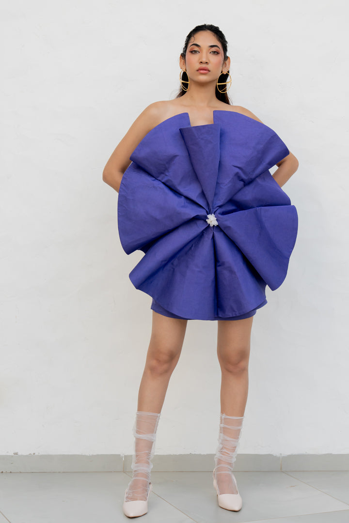 Zenia by Chambray & Co. with Artisanal Wear, Dresses, Eco Fashion, Handcrafted at Kamakhyaa for sustainable fashion