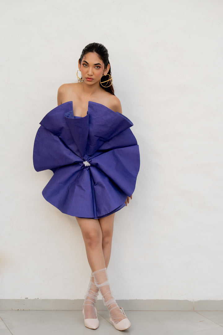 Zenia by Chambray & Co. with Artisanal Wear, Dresses, Eco Fashion, Handcrafted at Kamakhyaa for sustainable fashion