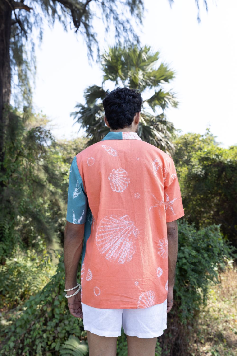 Two-Tone Moana Shirt by anushé pirani with Menswear, T-Shirts & Shirts at Kamakhyaa for sustainable fashion