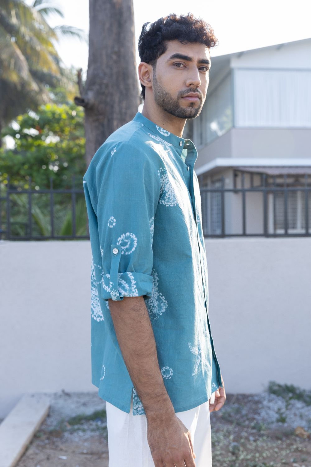 Seabreeze Button-Up by anushé pirani with Menswear, T-Shirts & Shirts at Kamakhyaa for sustainable fashion