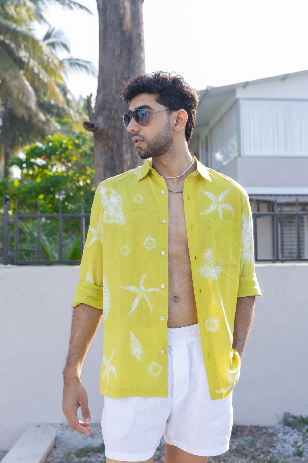 Coastal Cove Shirt by anushé pirani with Menswear at Kamakhyaa for sustainable fashion