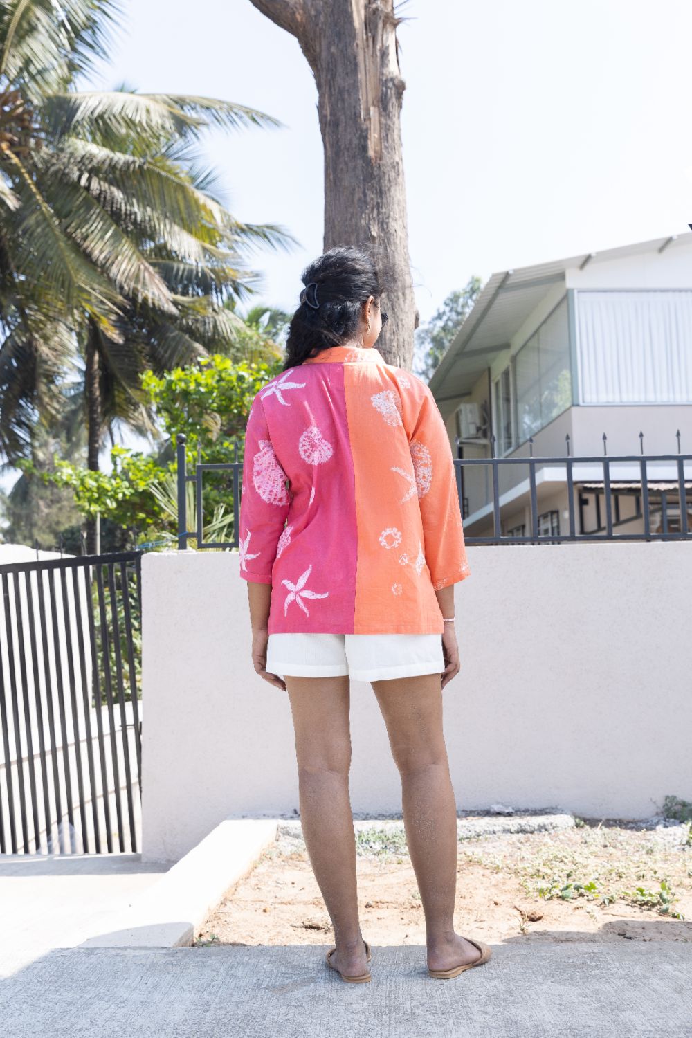 Sunset-Fade Button-Down by anushé pirani with Moana, Tops & Shirts, Womenswear at Kamakhyaa for sustainable fashion