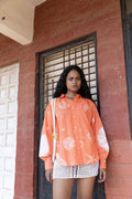 Ocean Breeze Blouse by Anushé Pirani with Beach Wear, Cotton, Dresses, Lime, Moana by Anushe Pirani, Recycled Cotton, Relaxed Fit, Resort Wear, Shibori Dyes, Vacation Wear, Womenswear at in.kamakhyaa.com for sustainable fashion