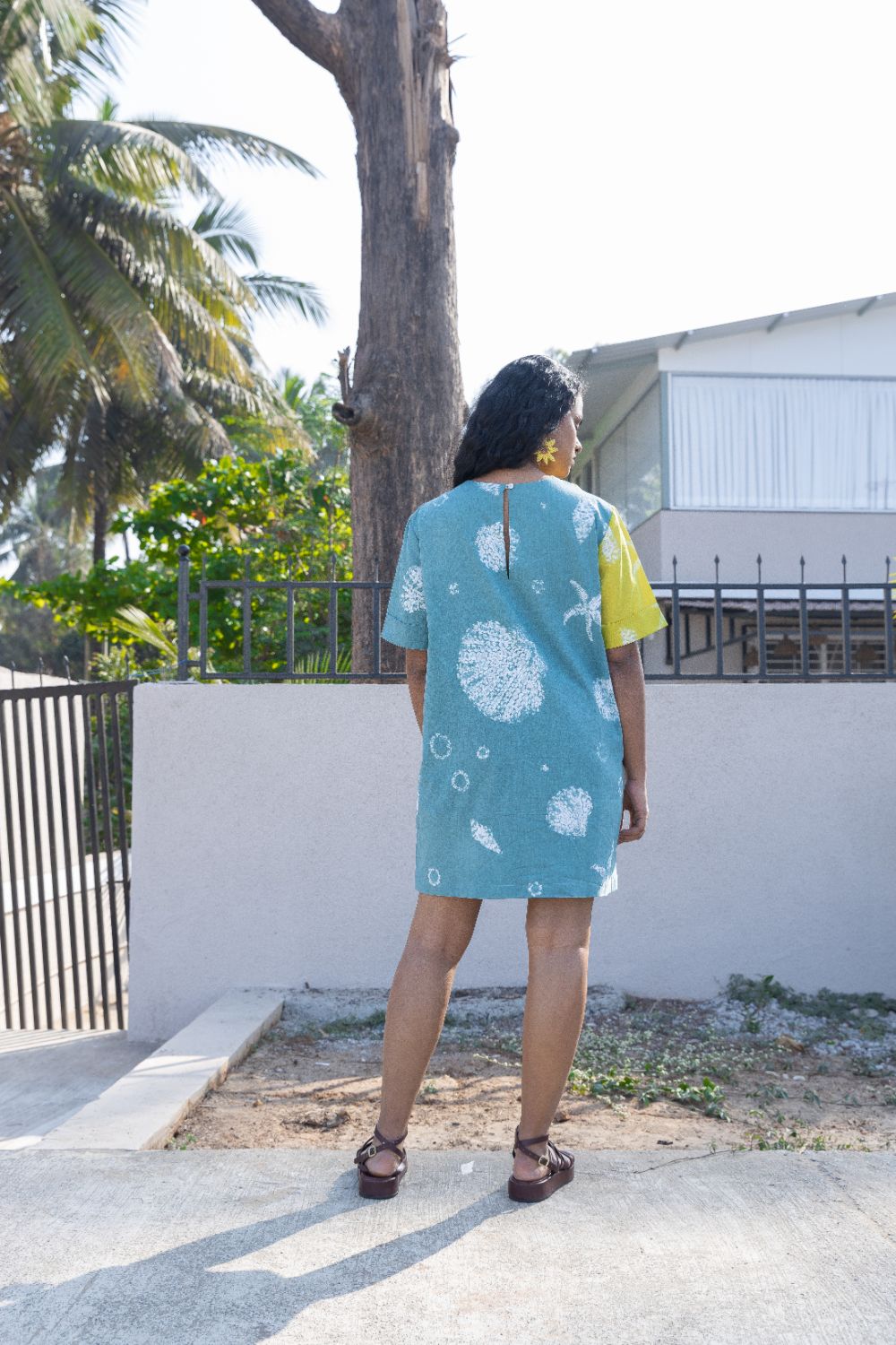 Tropical Twist Shift by anushé pirani with Dresses, Moana, Womenswear at Kamakhyaa for sustainable fashion