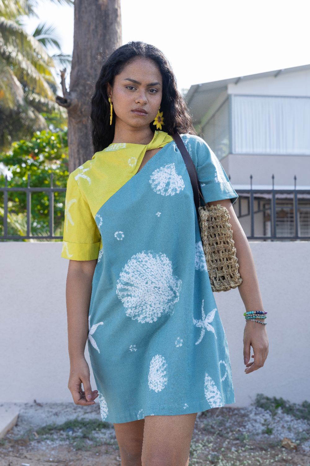 Tropical Twist Shift by anushé pirani with Dresses, Moana, Womenswear at Kamakhyaa for sustainable fashion