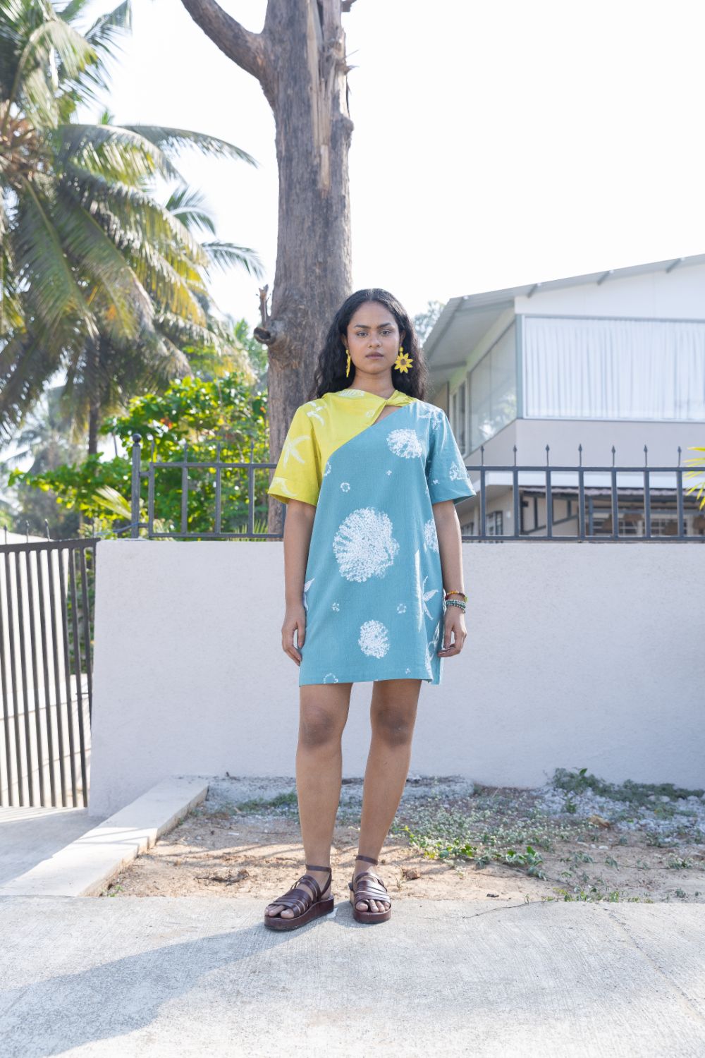 Tropical Twist Shift by anushé pirani with Dresses, Moana, Womenswear at Kamakhyaa for sustainable fashion