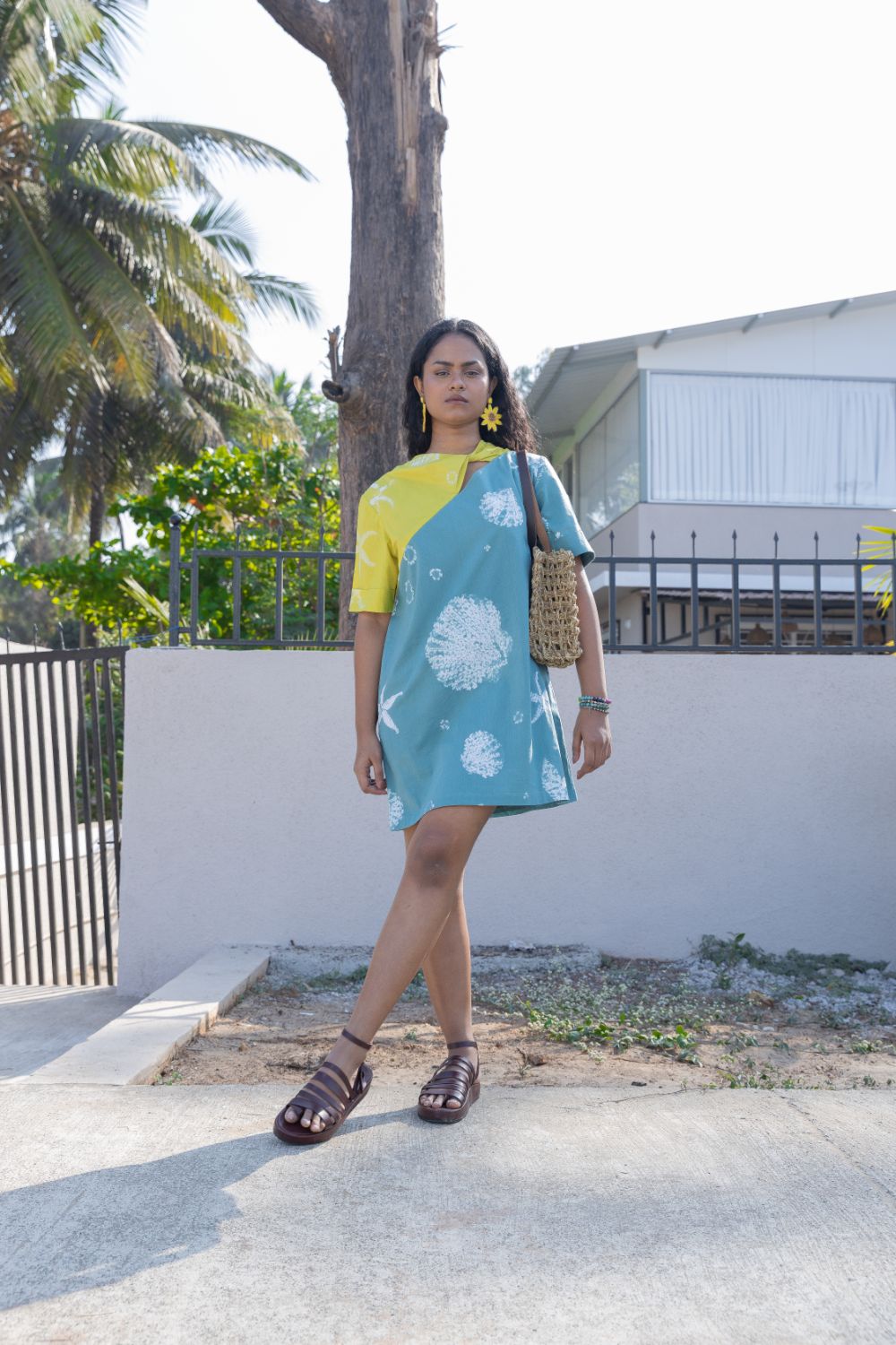 Tropical Twist Shift by anushé pirani with Dresses, Moana, Womenswear at Kamakhyaa for sustainable fashion