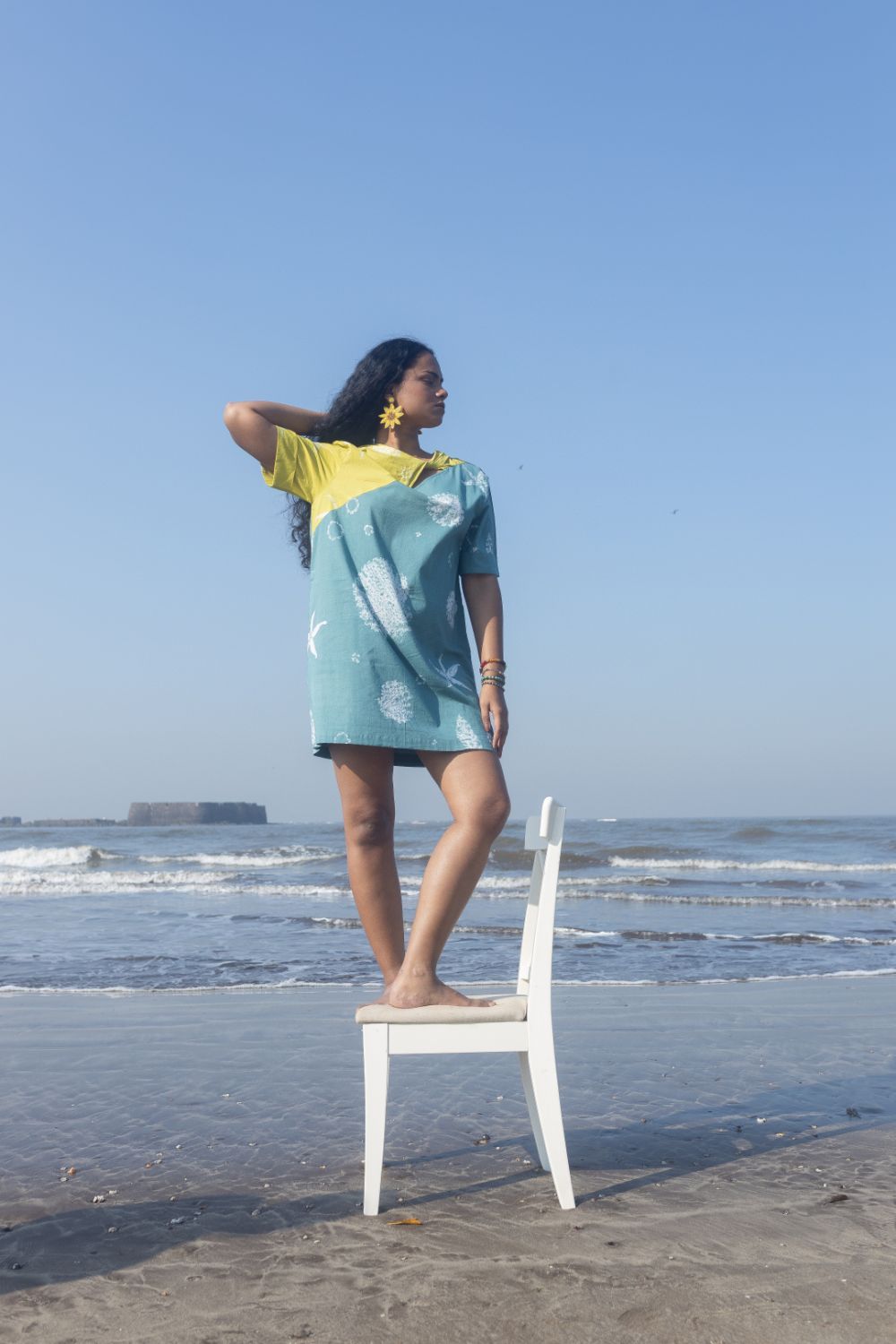 Tropical Twist Shift by anushé pirani with Dresses, Moana, Womenswear at Kamakhyaa for sustainable fashion