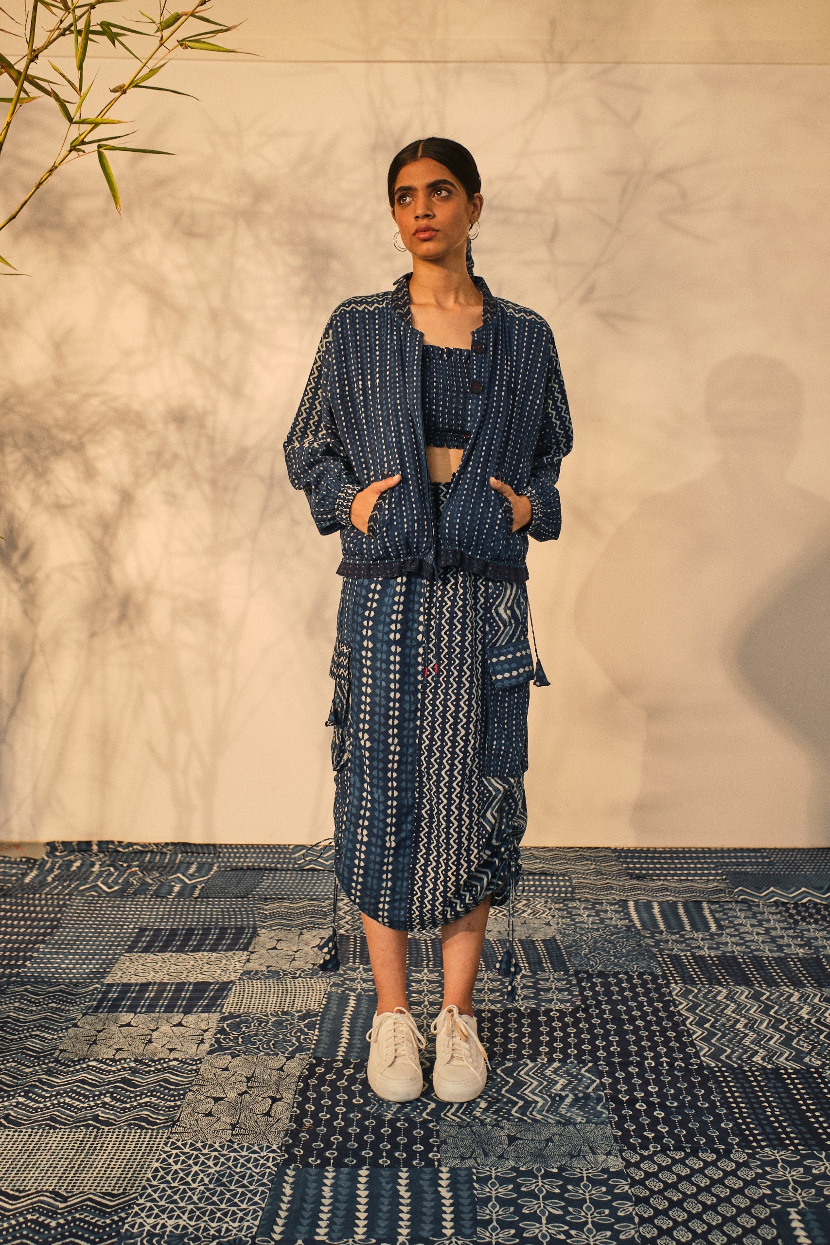 Kate Jacket by Akashii Clothing with CO-ORD SETS, jacket, Neeli'23 at Kamakhyaa for sustainable fashion