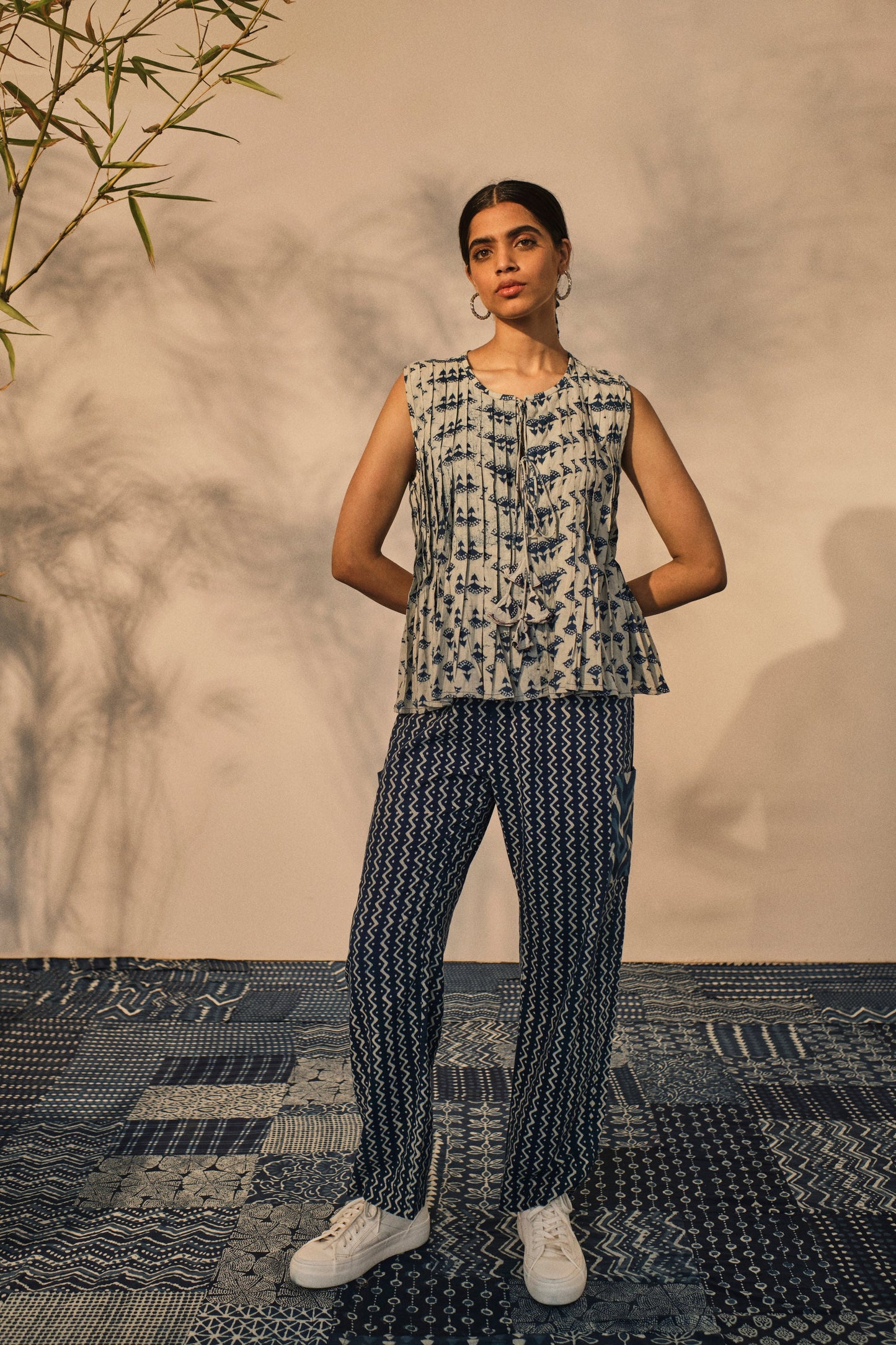 Tula Top by Akashii Clothing with CO-ORD SETS, Neeli'23, Top at Kamakhyaa for sustainable fashion