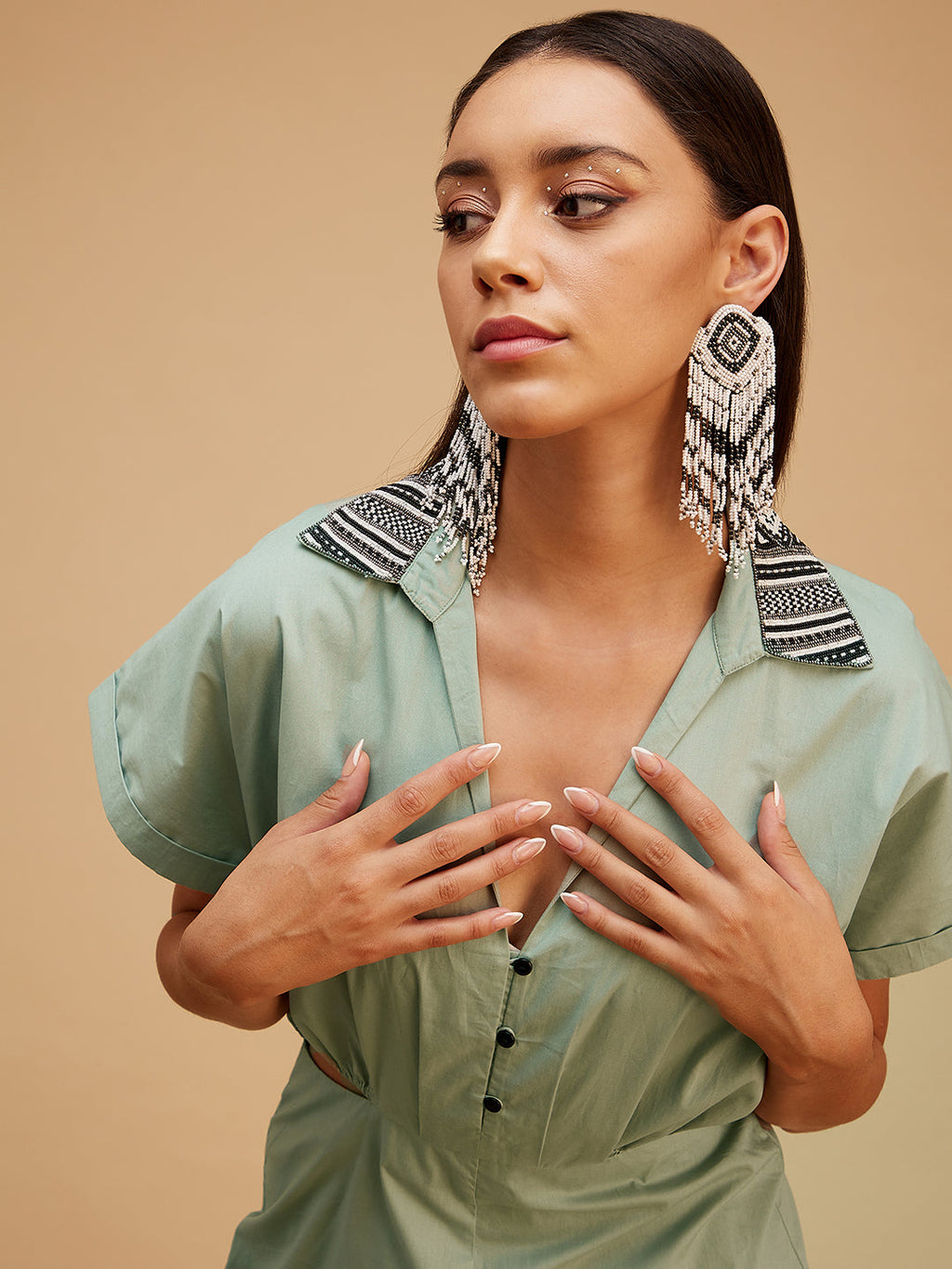 The Boho Chic Jumpsuit by Bohobi with Large, Medium, Small, X-Large, X-Small at Kamakhyaa for sustainable fashion