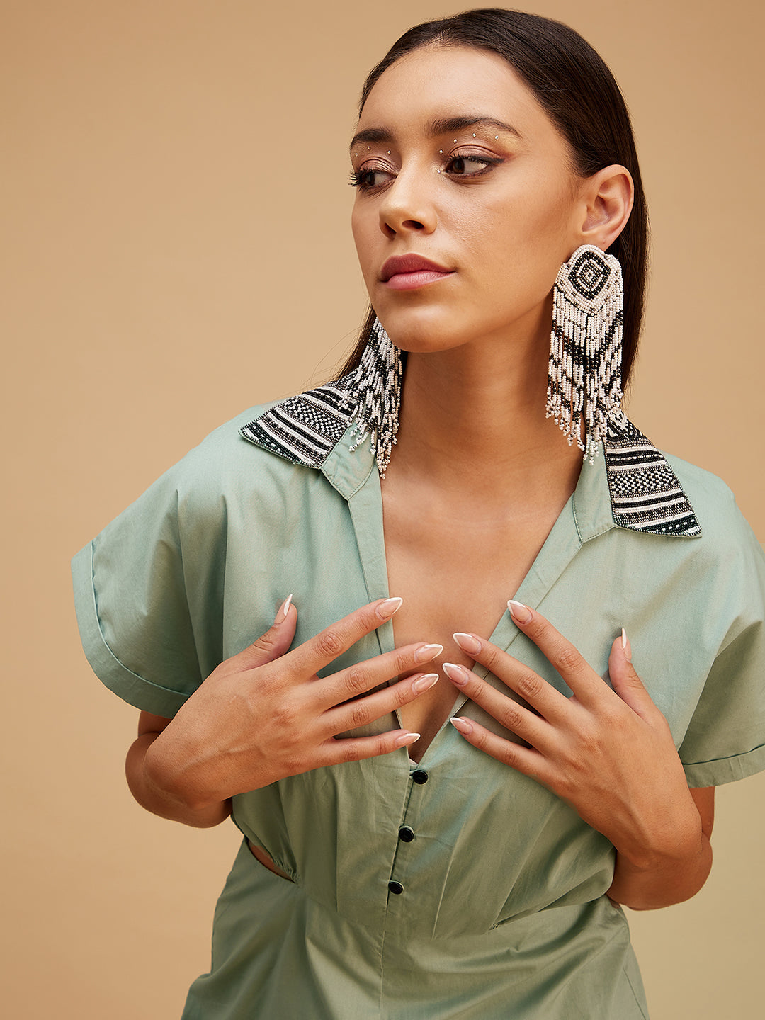 The Boho Chic Jumpsuit by Bohobi with Large, Medium, Small, X-Large, X-Small at Kamakhyaa for sustainable fashion