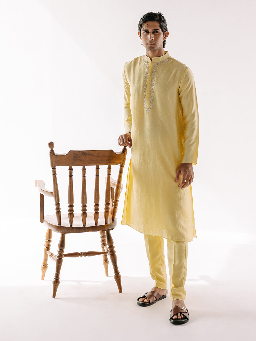 Shaakh Kurta Set by RoohbyRidhimaa with Qala By RoohbyRidhimaa at Kamakhyaa for sustainable fashion