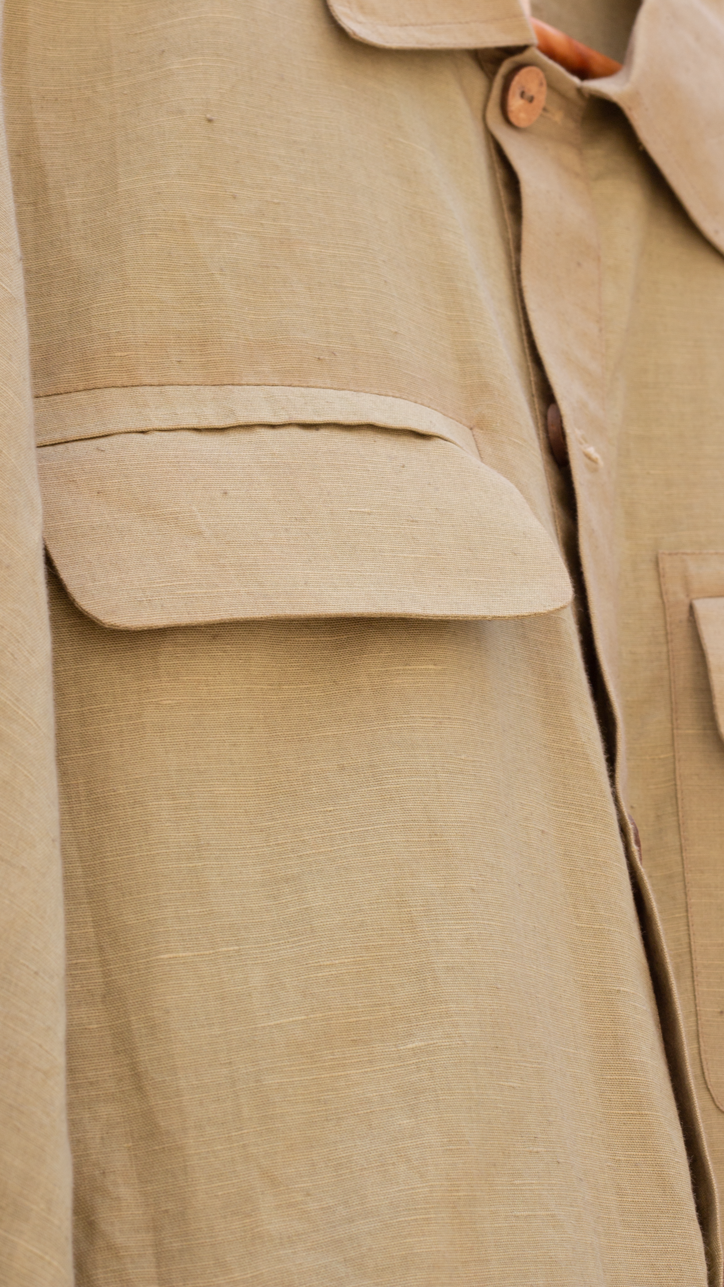 Green Utility Shirt by Anushé Pirani with Birthday Collection, Casual Wear, Console Collection List, Cotton, Cotton Hemp, Green, Handwoven, Hemp, Office Formals, Overlays, Relaxed Fit, Review September 2025, Shibumi by Anushe Pirani, Shirt, Shirts, Solids, Womenswear at in.kamakhyaa.com for sustainable fashion