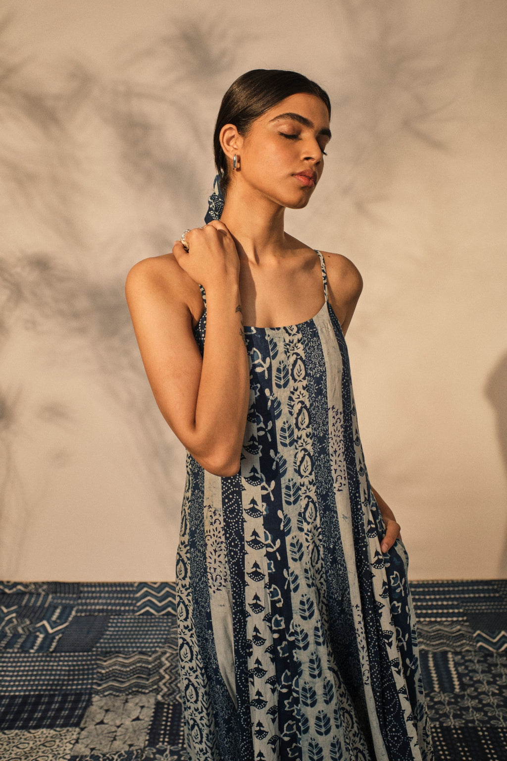 Daisy Dress by Akashii Clothing with Dress, Neeli'23 at Kamakhyaa for sustainable fashion