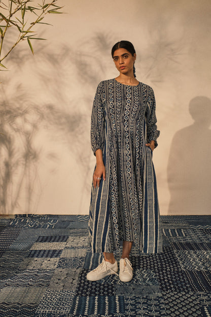 Nora Dress by Akashii Clothing with Dress, Neeli'23 at Kamakhyaa for sustainable fashion