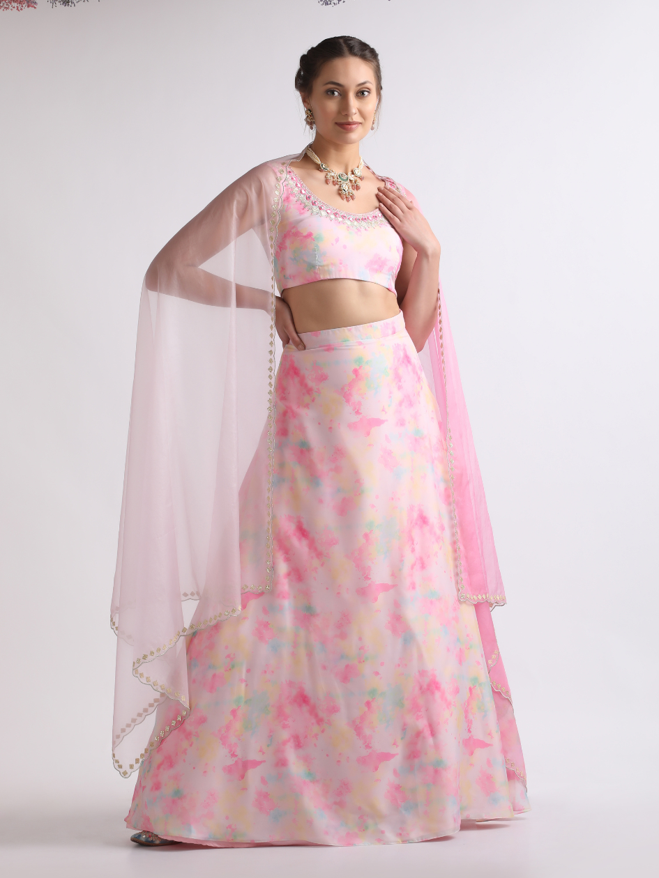 Amirah Lehenga Set by RoohbyRidhimaa with at Kamakhyaa for sustainable fashion