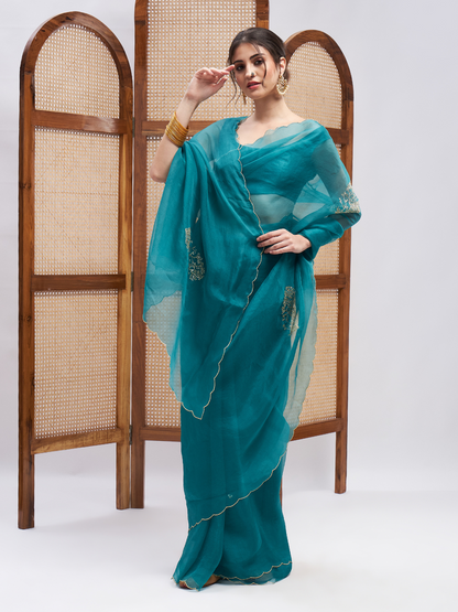 Sultaan Saree Set by RoohbyRidhimaa with at Kamakhyaa for sustainable fashion