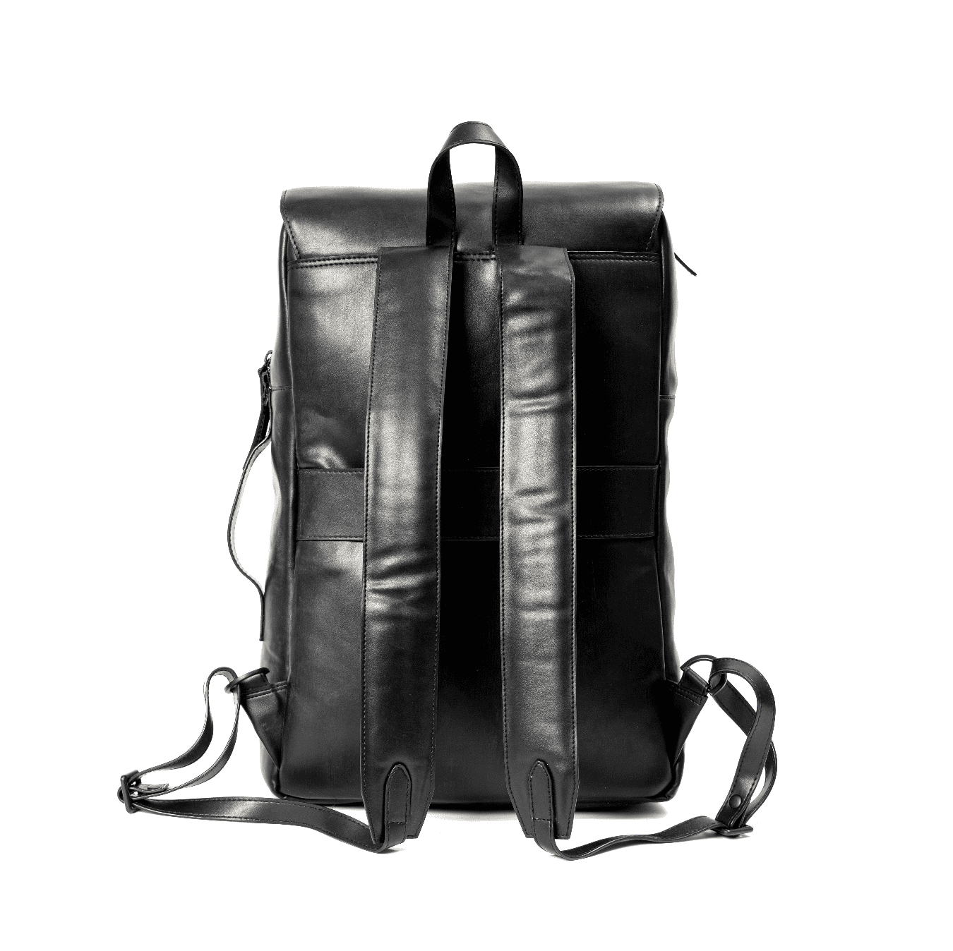 Arden Vegan Leather Backpack - Black by Green Hermitage with SS25 at Kamakhyaa for sustainable fashion