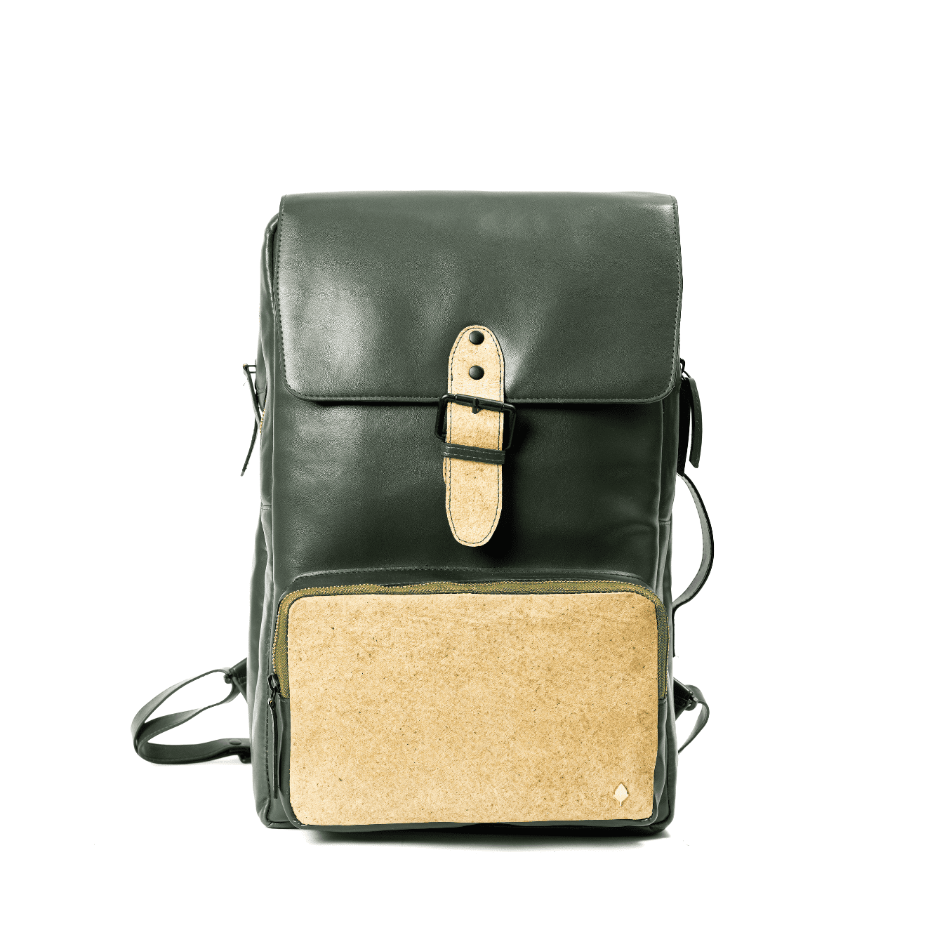 Arden Vegan Leather Backpack - Green by Green Hermitage with SS25 at Kamakhyaa for sustainable fashion