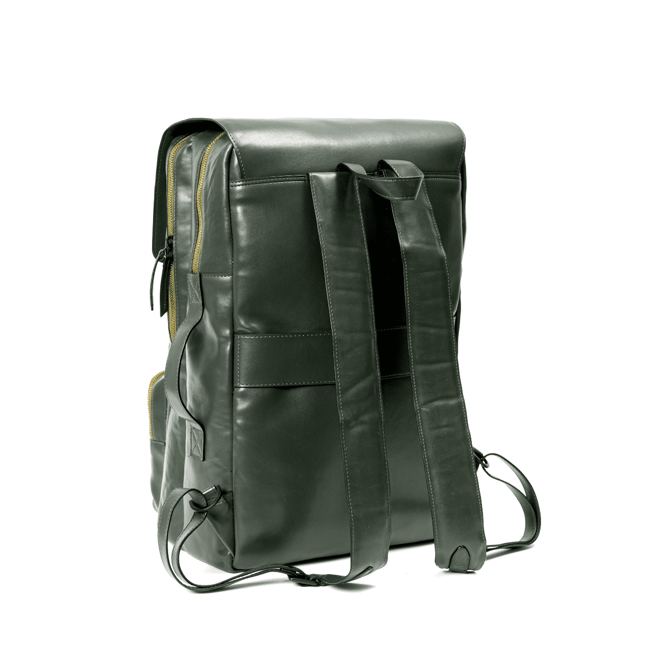 Arden Vegan Leather Backpack - Green by Green Hermitage with SS25 at Kamakhyaa for sustainable fashion