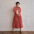Rose Whisper by Taro with Artisan made, Cotton Mulmul, Whispers of Summer by Taro at Kamakhyaa for sustainable fashion