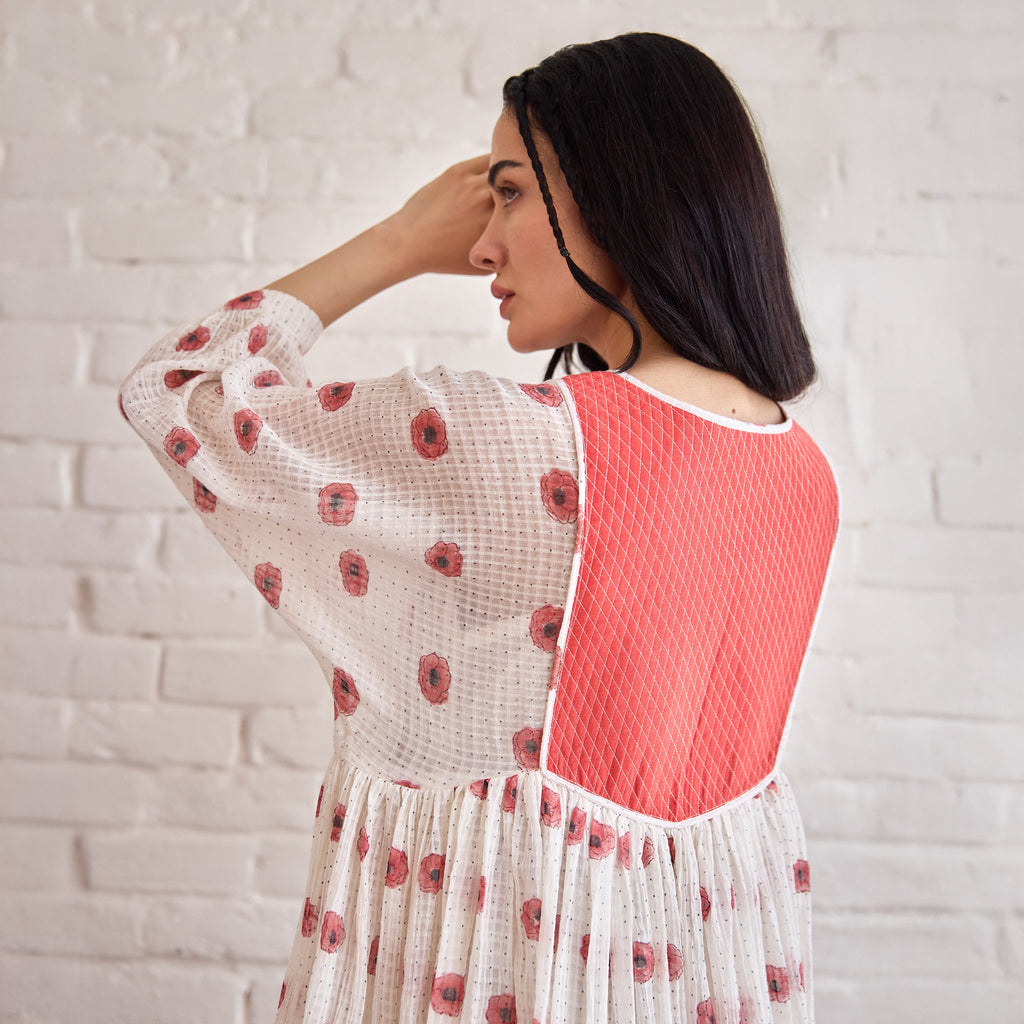 Roselle by Taro with Artisan made, hand woven, Indie Bloom by Taro at Kamakhyaa for sustainable fashion