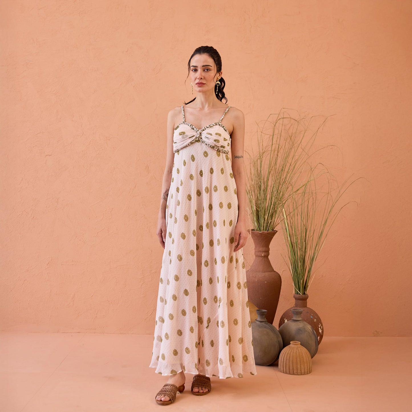 Blush Bloom by Taro with Artisan made, Indie Bloom by Taro at Kamakhyaa for sustainable fashion
