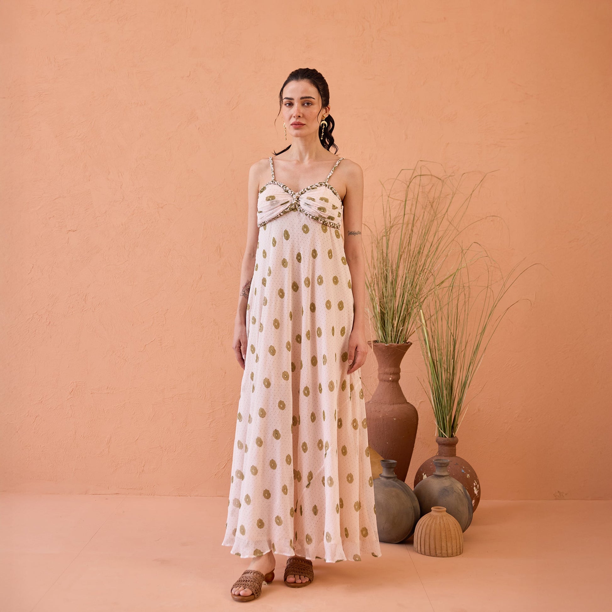 Blush Bloom by Taro with Artisan made, Indie Bloom by Taro at Kamakhyaa for sustainable fashion
