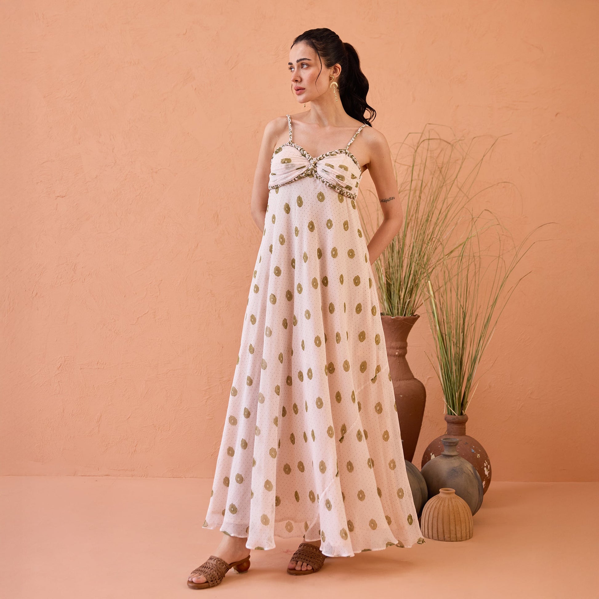 Blush Bloom by Taro with Artisan made, Indie Bloom by Taro at Kamakhyaa for sustainable fashion