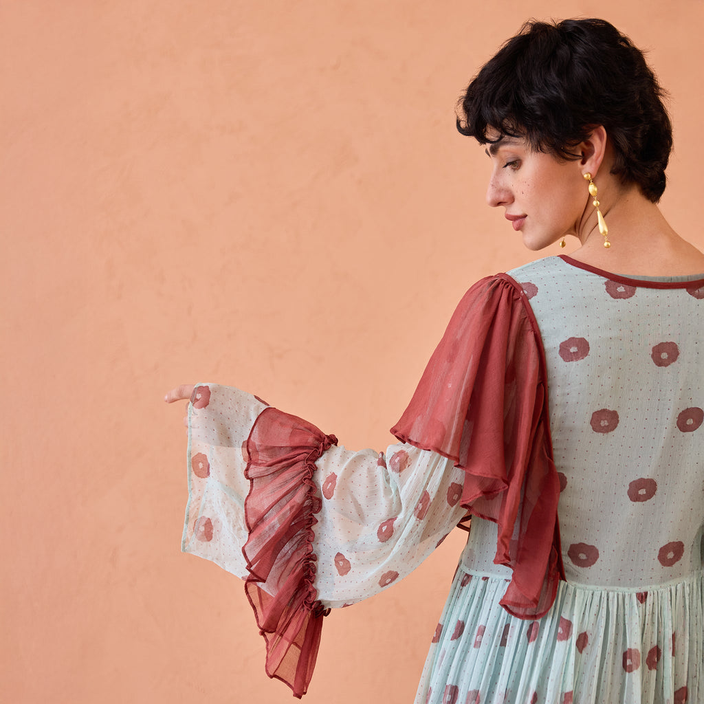 Wildflower Ruffles by Taro with Indie Bloom by Taro at Kamakhyaa for sustainable fashion