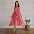 Berry Buds by Taro with Artisan made, Cotton Mulmul, Whispers of Summer by Taro at Kamakhyaa for sustainable fashion
