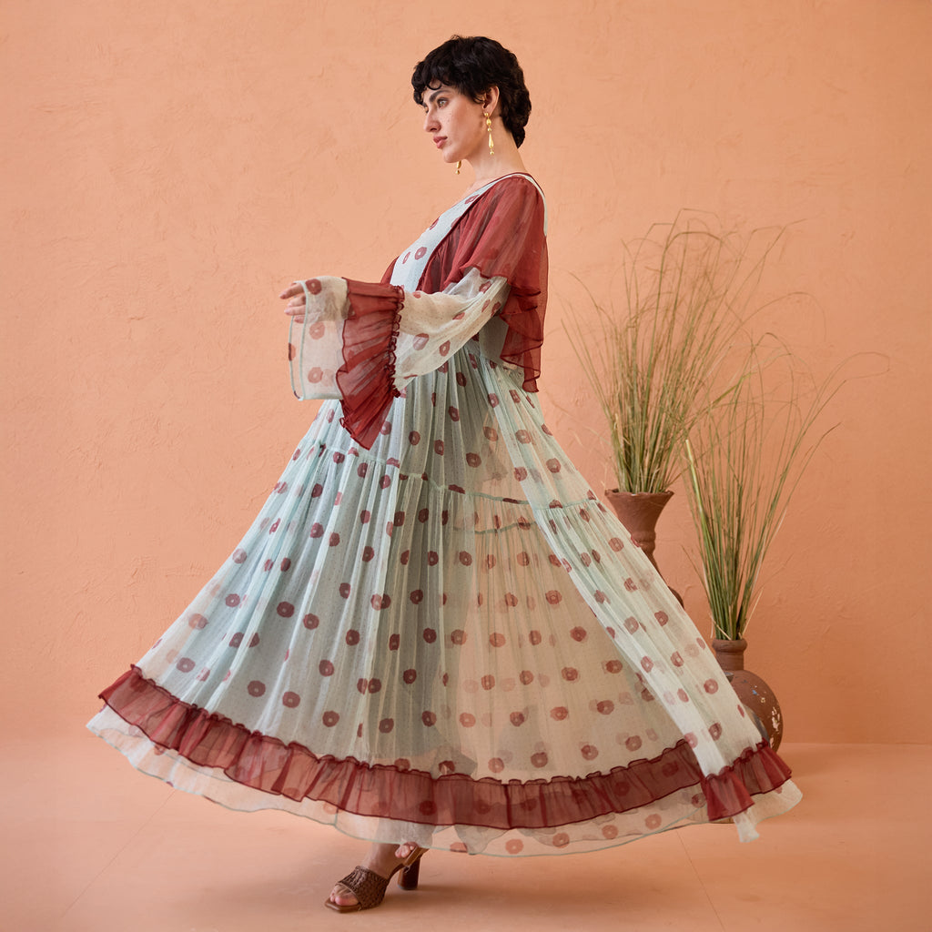 Wildflower Ruffles by Taro with Indie Bloom by Taro at Kamakhyaa for sustainable fashion