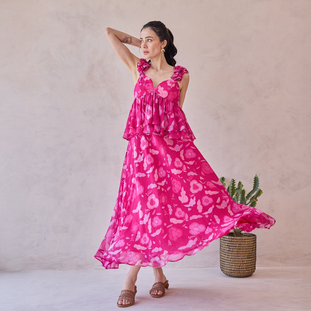Rosa Aurelia by Taro with ethical, Indie Bloom by Taro at Kamakhyaa for sustainable fashion