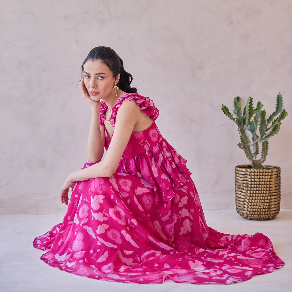 Rosa Aurelia by Taro with ethical, Indie Bloom by Taro at Kamakhyaa for sustainable fashion