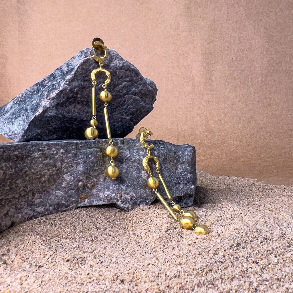 Luna Ball Earring by The Loom Art with Danglers, Orbis by The Loom Art at Kamakhyaa for sustainable fashion