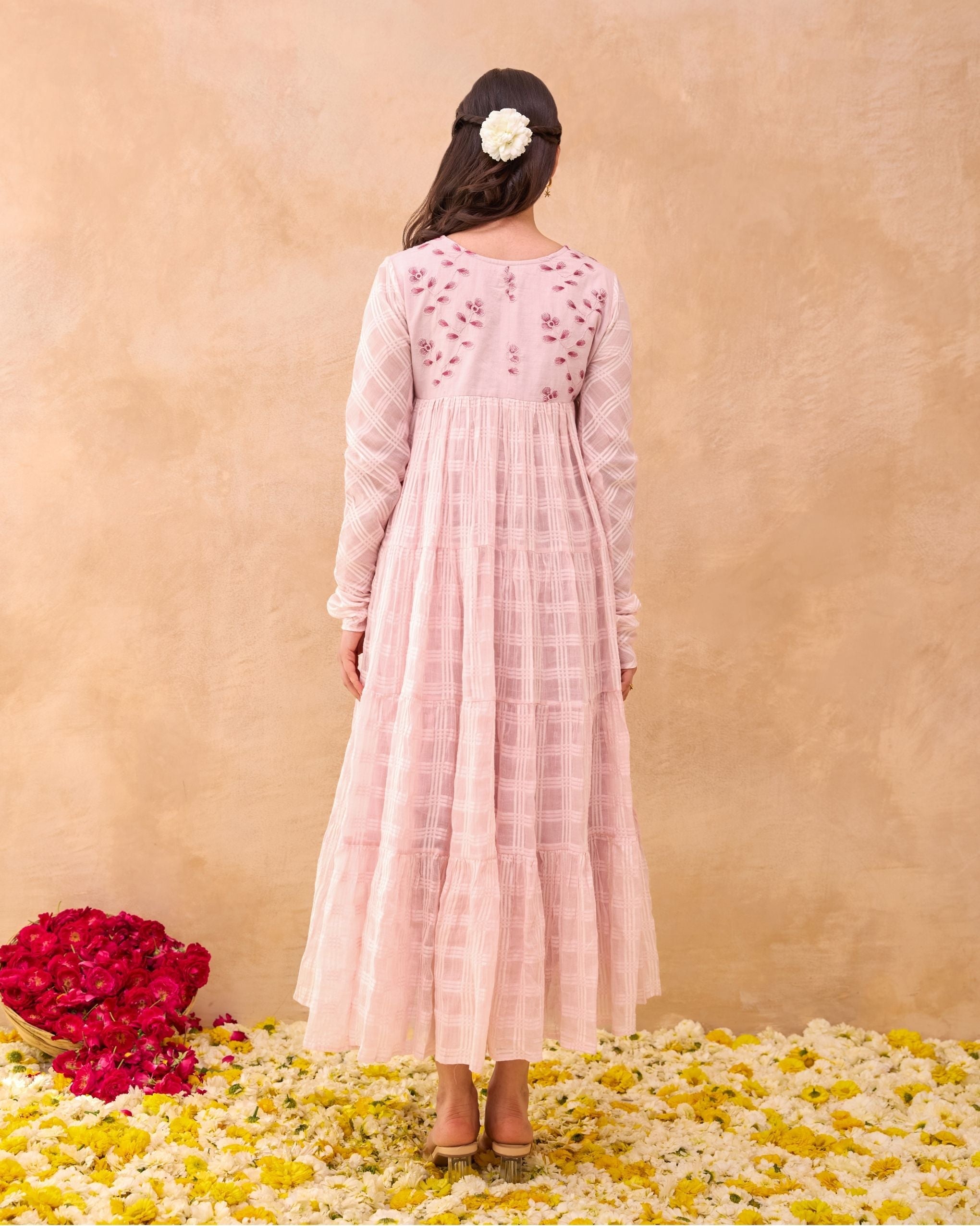 Tickled Pink Dress by Taro India with at Kamakhyaa for sustainable fashion
