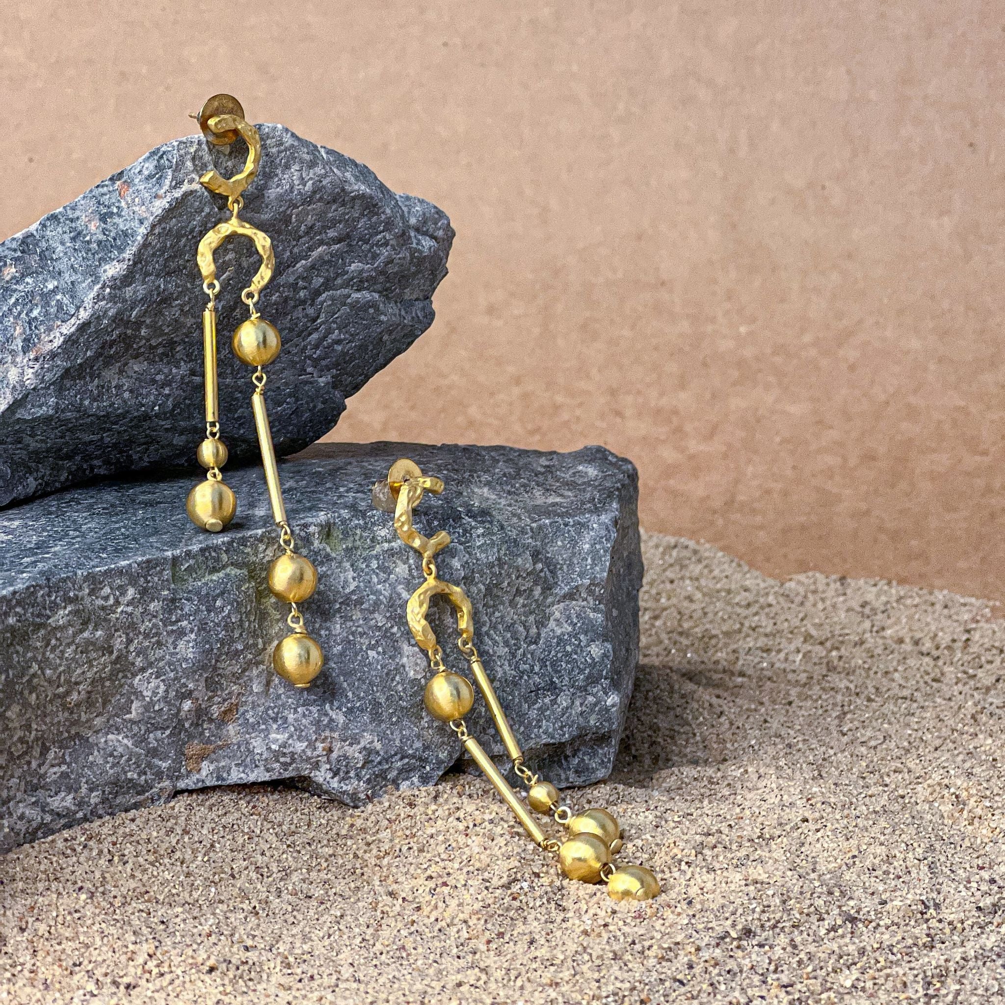 Luna Ball Earring by The Loom Art with Danglers, Orbis by The Loom Art at Kamakhyaa for sustainable fashion