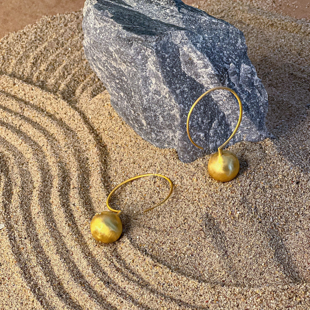 Halo Orb Earring by The Loom Art with Hoops, Orbis by The Loom Art at Kamakhyaa for sustainable fashion