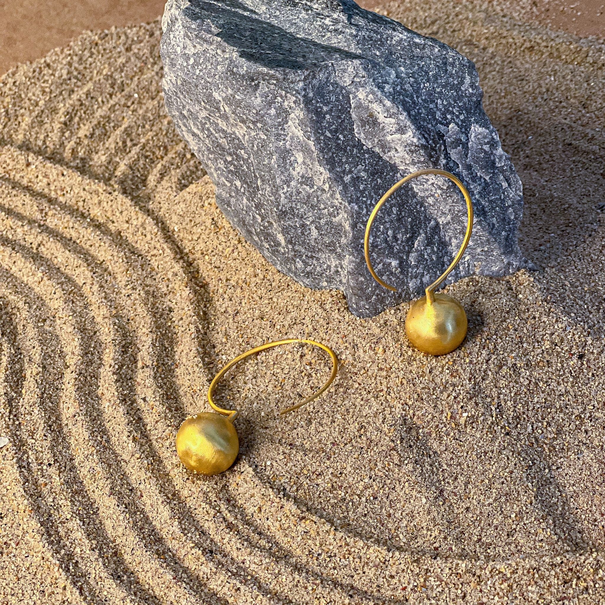 Halo Orb Earring by The Loom Art with Hoops, Orbis by The Loom Art at Kamakhyaa for sustainable fashion