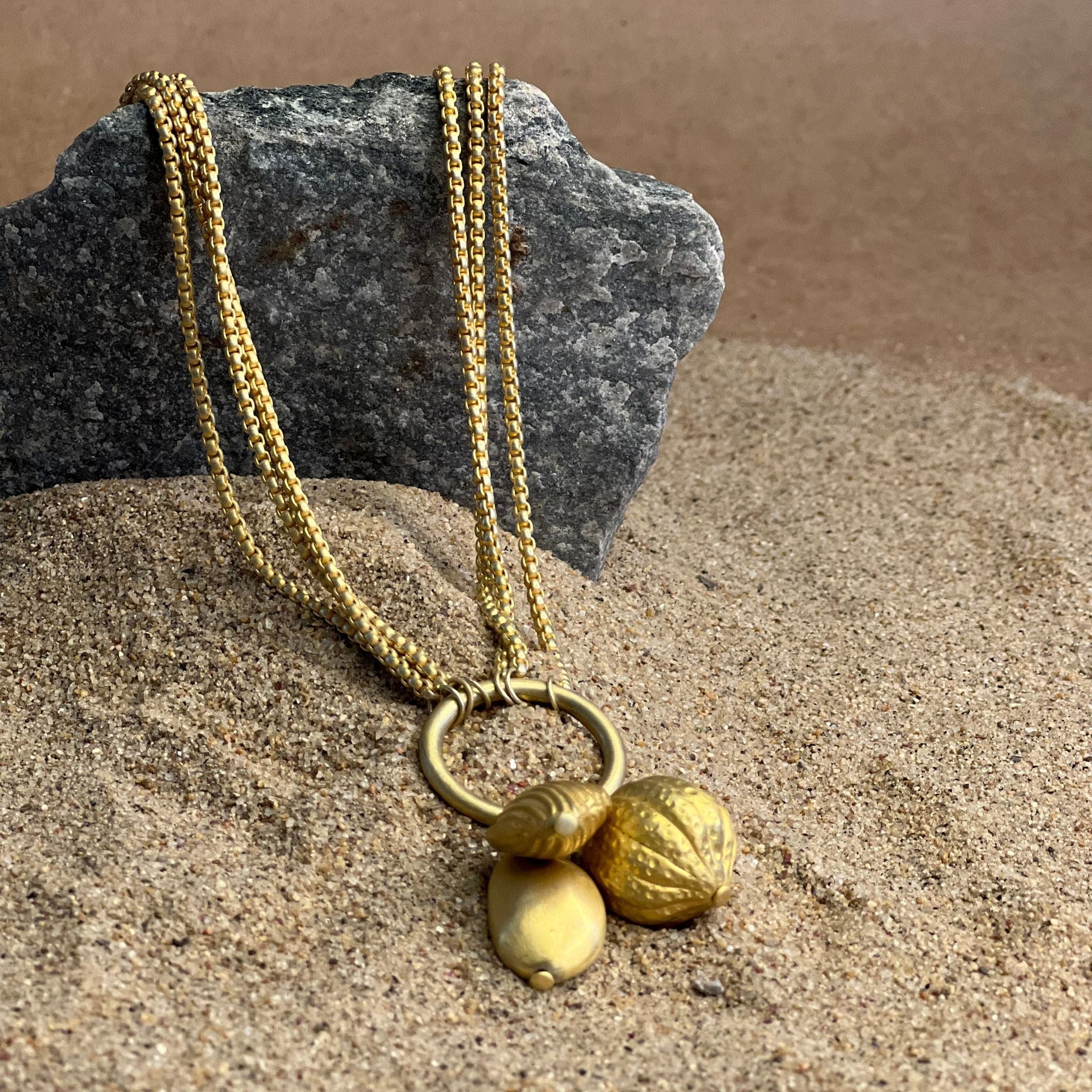 Orbora Charm Necklace by The Loom Art with Charms, Orbis by The Loom Art, Pendants at Kamakhyaa for sustainable fashion