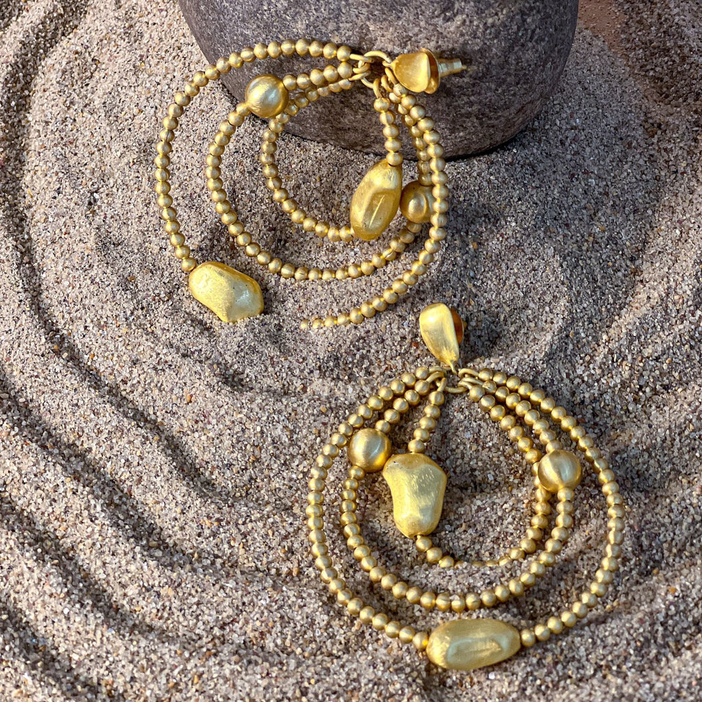 Orbital Earrings by The Loom Art with Long Earrings, Orbis by The Loom Art at Kamakhyaa for sustainable fashion