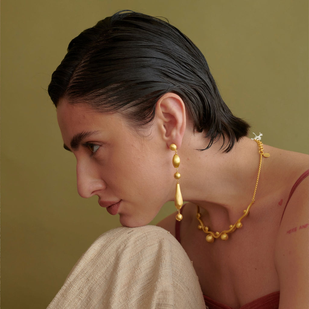 Perla Earring by The Loom Art with Danglers, Orbis by The Loom Art at Kamakhyaa for sustainable fashion
