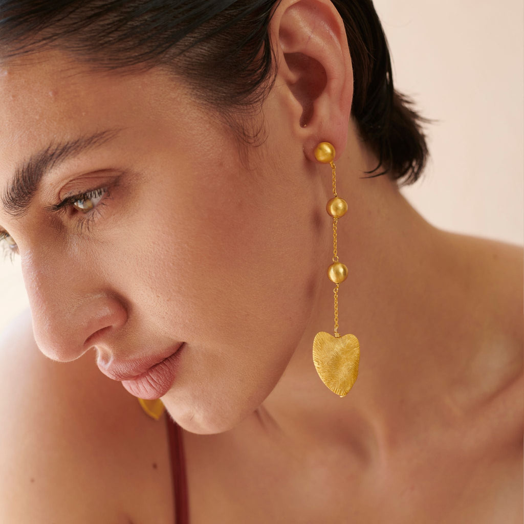 Amour Ball Earring by The Loom Art with Danglers, Orbis by The Loom Art at Kamakhyaa for sustainable fashion