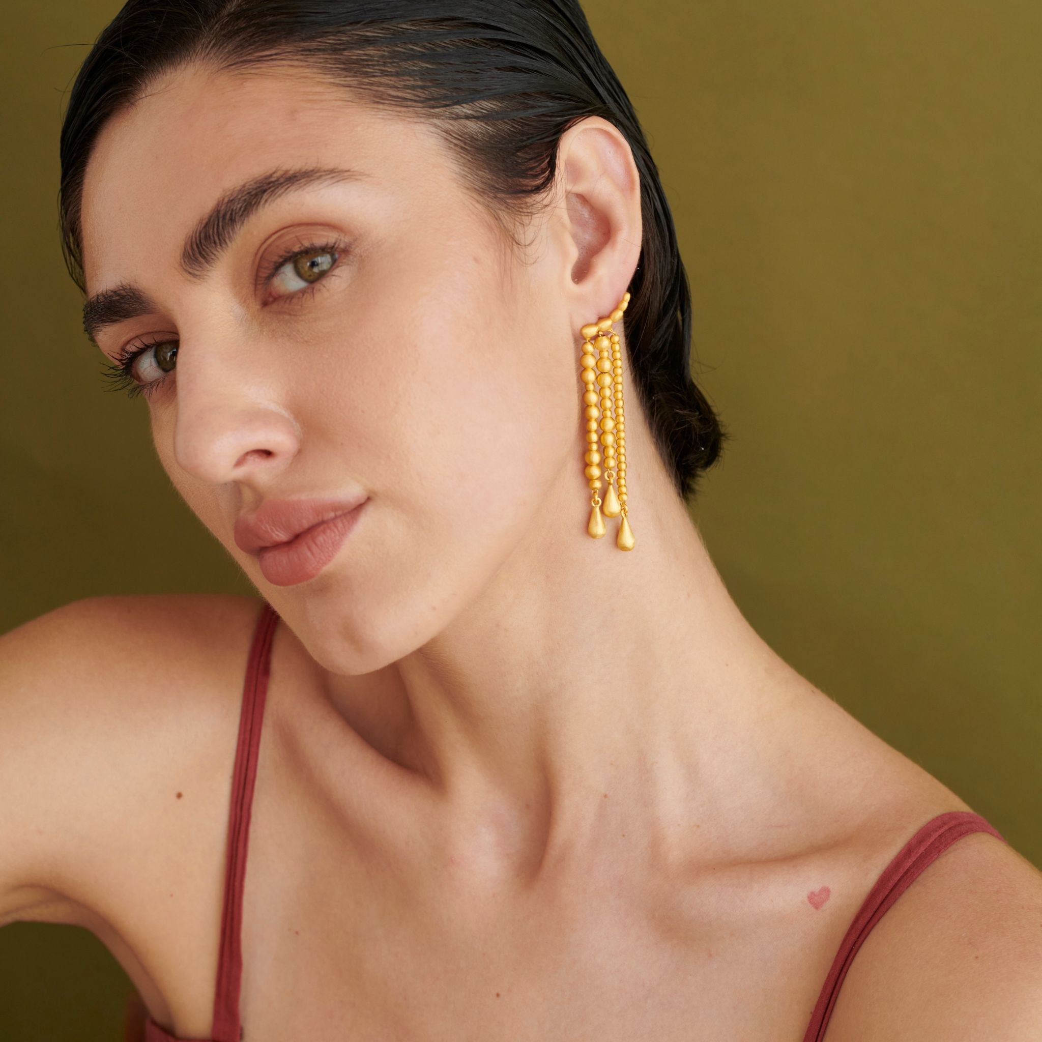 Orbelle Earring by The Loom Art with Danglers, Orbis by The Loom Art at Kamakhyaa for sustainable fashion