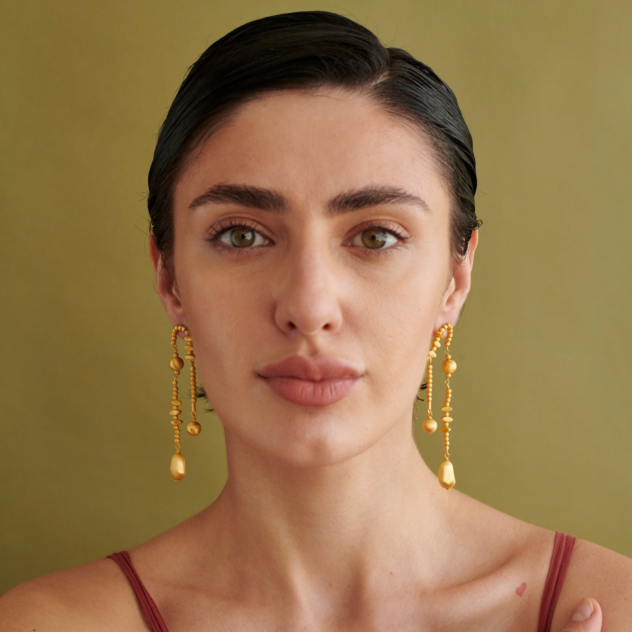 Circa Drop Earring by The Loom Art with Long Earrings, Orbis by The Loom Art at Kamakhyaa for sustainable fashion