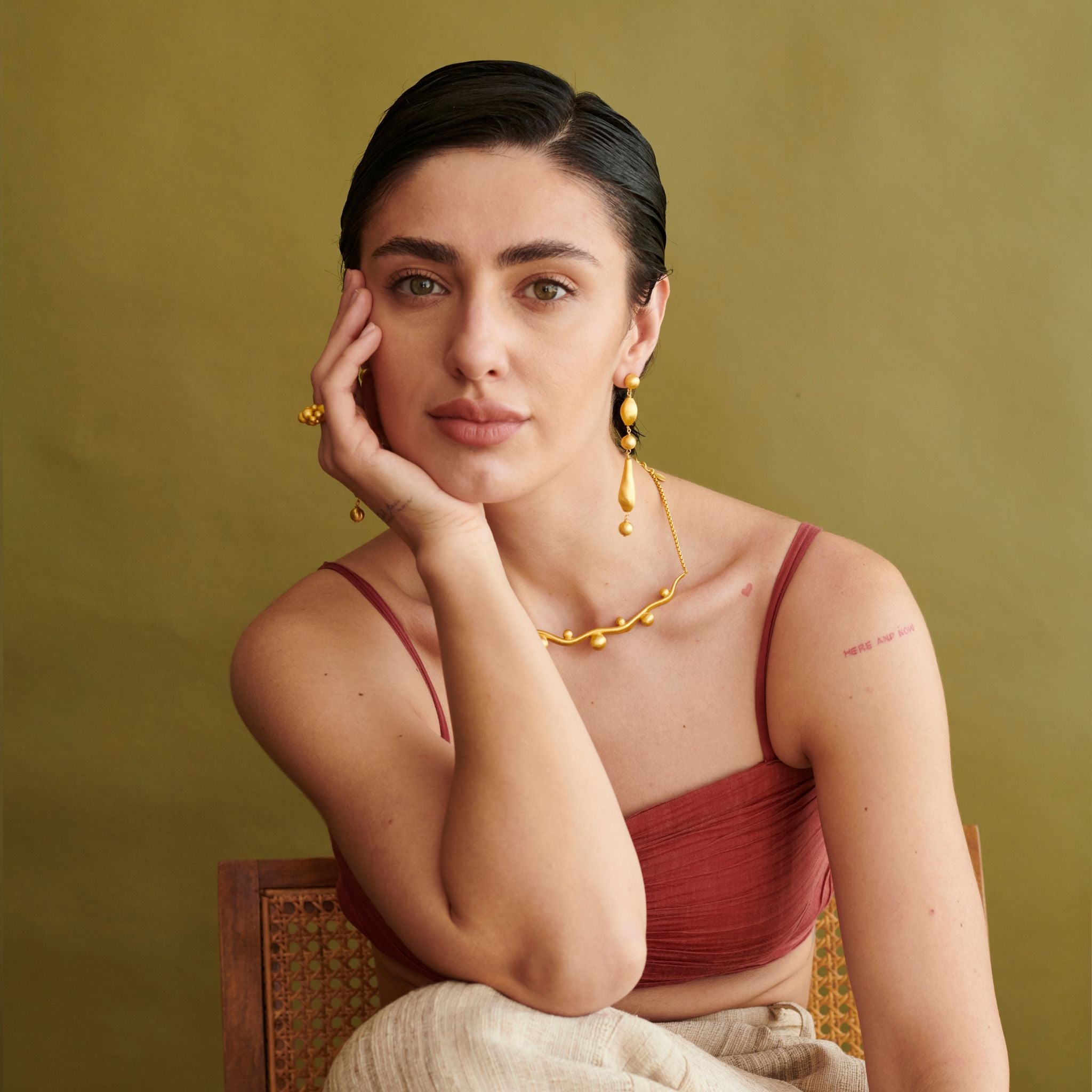 Perla Earring by The Loom Art with Danglers, Orbis by The Loom Art at Kamakhyaa for sustainable fashion